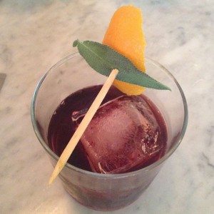 Negroni at Hundred Acres NYC