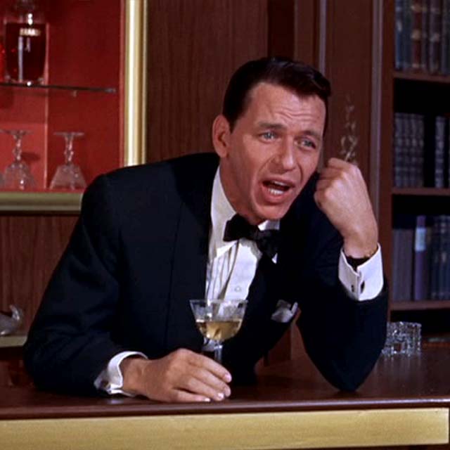 Frank Sinatra Drinking Martini