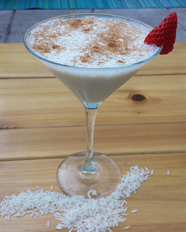 Rice Pudding Martini at Haven Rooftop