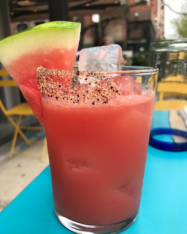 Watermelon Margarita at Rosie's