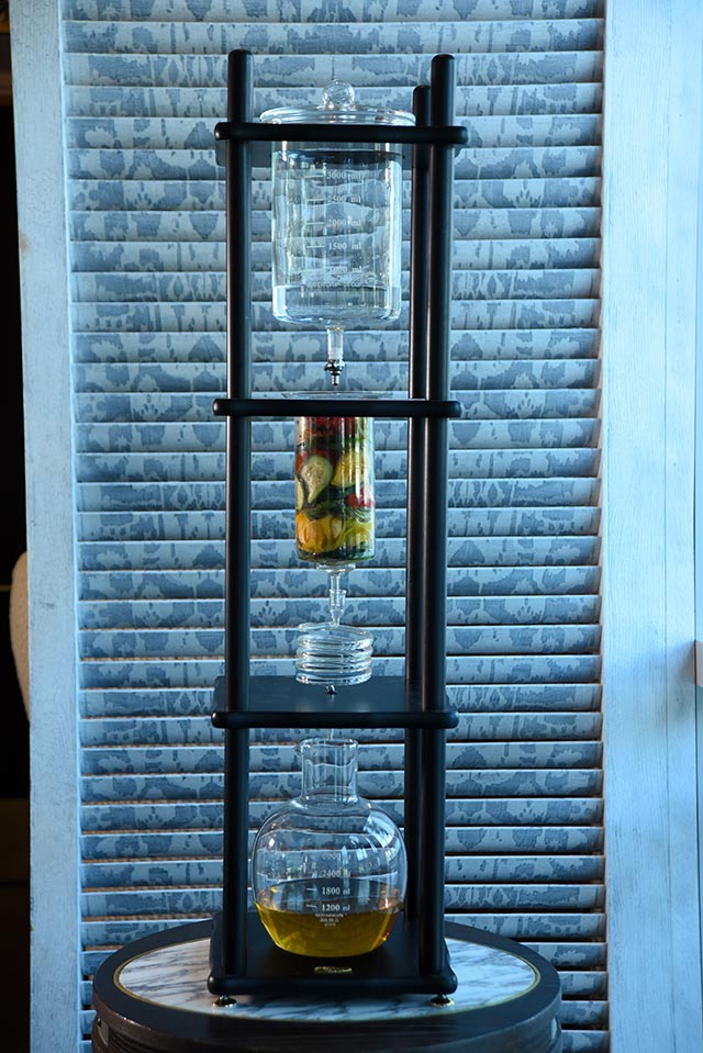 Cocktail Infusion Tower at Sorso