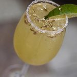 24 Karat Golden Margarita at Villa Casa Casuarina Miami
