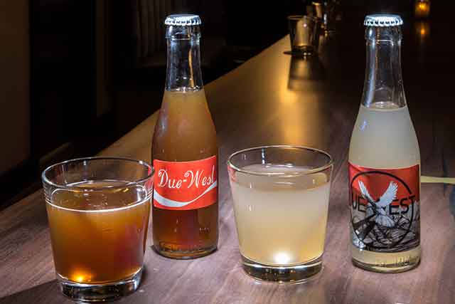 bottled cocktails at Due West